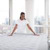 imageBrookstone Innovations Perfect Air Bed with Builtin Switch Automatically Inflates ampamp Deflates  Includes Fitted Sheet and Carrying Case  Twin Size Mattress  18quot Height