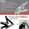 imageBrookstone Nail Clippers Set  Premium Stainless Steel Nail Clipper and Nail Cutter with Rubberized NonSlip Grip Includes Case and Tweezer Two Nail Clippers for Precision Grooming GreyGrey