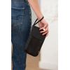 imageBrookstone Passport Holder  Durable Family Travel Document Wallet Organizer Essentials with RFIDBlocking and Wristlet Strap BlackBlack