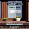 imageBrookstone Window Insect Trap Stickers  16 Pack  Transparent Adhesive Fly Catchers  Odorless MessFree Easy to Apply
