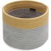 imageBROOKSTONE Small Cotton Rope Storage Basket Woven Bin with Handles Baby Nursery Organizer Perfectly Sized at 875 X 7 Use in Living RoomBedroom Suitable for Any Dcor Style