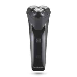 imageBrookstone  3Head Flex Rotary Shaver Precise Shaving with Pivoting Heads ampamp Rechargeable Battery for a Smooth Finish Black