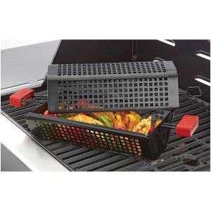 imageBrookstone Nonstick Grill Tumbler BBQ Grilling Basket