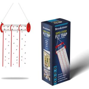 imageBrookstone Super Sticky Fly Trap on a Roll  30 Feet of LongLasting AdhesiveRolls
