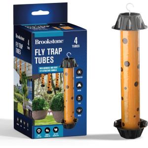 imageBrookstone Super Sticky Fly Trap on a Roll  30 Feet of LongLasting AdhesiveTubes