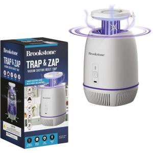 imageTrap ampamp Zap Insect Catcher with Vacuum Suction  HighEfficiency UV Light Attractor and Quiet Fan