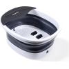 imageBrookstone  Collapsible Electric Footbath Heated Soak Vibrating Massage ampamp SpaceSaving Design for Ultimate Relaxation