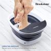 imageBrookstone  Collapsible Electric Footbath Heated Soak Vibrating Massage ampamp SpaceSaving Design for Ultimate Relaxation