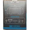 imageBrookstone Bxchroma Wireless LED Portable Boombox Bluetooth Speaker with Rechargeable Batery with FM Radio AUX USB TF Options