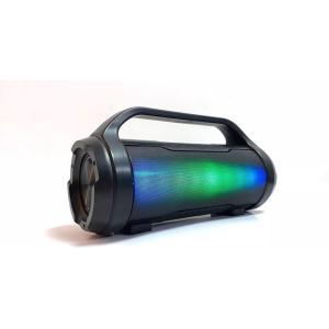 imageBrookstone Bxchroma Wireless LED Portable Boombox Bluetooth Speaker with Rechargeable Batery with FM Radio AUX USB TF Options