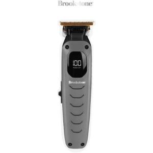 imageBrookstone  TBlade Hair Clipper Professional Precision Trimmer with LCD Display Cordless ampamp Rechargeable Grey