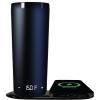 imageBrookstone Travel Tumbler Warmer ampamp Wireless Phone Charging Station 115 oz DoubleWall Stainless Steel Digital Temp Display Builtin Battery for Continuous Warmth Up to 6 Hours Heat Black