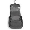 imageBrookstone Travel Toiletries Bag with Hanging Hook  Large Multi Functional Carrying Toiletry Pouch for Vacations Airplanes Trains Buses and Cars Dark GreyDark Grey
