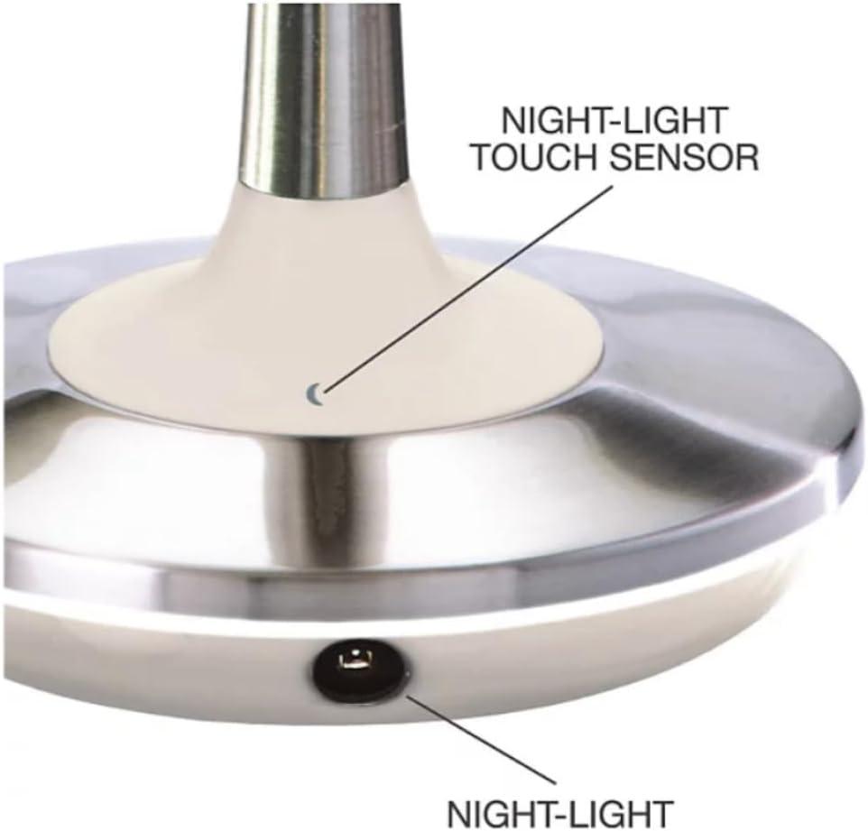 imageBrookstone Cordless Illuminated Makeup Mirror Silver