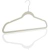 imageBrookstone BKH1126 NonSlip 360 Swivel Hook Lightweight ampamp Slim Strong ampamp Durable Space Saving Design Heavy Duty Wont Stain Fabric 25 Pack Velvet HangersIvory 25 Count