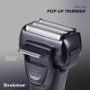 imageBrookstone  5Head Foil Shaver Cordless ampamp Rechargeable Electric Razor Providing Smooth Precise Shaving for Face and Head Matte Black
