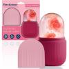 imageBrookstone IcyGlow Facial Rollers with Lavender  Ice Roller for Face Neck ampamp Under Eyes  Cold Therapy Massager for Puffiness Redness ampamp Skincare Routine  Soothing Ice Face Roller for CoolingRose