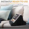 image:imageBrookstone Tablet Lap Cushion  Tablet and Phone Holder for Bed Flights and Travel Six Angled Memory Foam Lap Desk for Reading and Hands Free Viewing Compatible iPad and Kindle Accessories GreyBlack