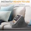 image:imageBrookstone Tablet Lap Cushion  Tablet and Phone Holder for Bed Flights and Travel Six Angled Memory Foam Lap Desk for Reading and Hands Free Viewing Compatible iPad and Kindle Accessories GreyGray
