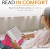 image:imageBrookstone Tablet Lap Cushion  Tablet and Phone Holder for Bed Flights and Travel Six Angled Memory Foam Lap Desk for Reading and Hands Free Viewing Compatible iPad and Kindle Accessories GreyHot Pink