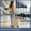 image:imageBrookstone Luggage Tags for Suitcases  2 Pack Silicone Travel Accessories Suitcase Tags with Name Card amp Steel Loop Fastener Size One Size Lilac IceLilac Ice