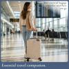 image:imageBrookstone Luggage Tags for Suitcases  2 Pack Silicone Travel Accessories Suitcase Tags with Name Card amp Steel Loop Fastener Size One Size Lilac IceGrey