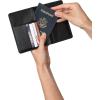 image:imageBrookstone Travel Passport Wallet  RFIDBlocking Passport Cover Vaccine Card Organizer  Credit Card Wallet for Men and Women Lilac IceBlack