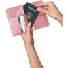 image:imageBrookstone Travel Passport Wallet  RFIDBlocking Passport Cover Vaccine Card Organizer  Credit Card Wallet for Men and Women Lilac IceLilac Ice