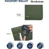 image:imageBrookstone Travel Passport Wallet  RFIDBlocking Passport Cover Vaccine Card Organizer  Credit Card Wallet for Men and Women Lilac IceOlive