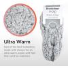 image:imageBrookstone Plush Footies  Memory Foam Slippers with UltraSoft Sherpa NonSkid Sole OneSizeFitsMost Machine Washable for Women Stocking Stuffers and Christmas GiftsSherpa  Grey