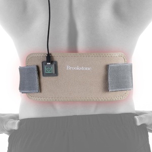 image:imageBrookstone  40 Lights Therapy Wrap Infrared amp Red Light Pain Relief Pad for Muscles Joints and Circulation Support Cordless amp Rechargeable