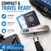 image:imageBrookstone Digital Luggage Scale  Compact Handy Luggage Weight Scale Portable Handheld Digital Scale for Travel Bags Size OneSize GreyGrey