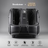 image:imageBrookstone  Shiatsu Foot Massager with Heat Compression and Deep Kneading  3 Intensity Levels Soothing Heat Deep Kneading Adjustable Settings Sole Home or Office Use Compact StorageBlack