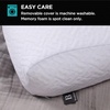image:imageBrookstone 2in1 Comfort Memory Foam Pillow with Better Than Down Fill for Firm Yet Plush Feel  Innovative Hybrid Design Soft Bed Pillow with DualSided Cool amp Warmth Comfort All SeasonsMemory Foam