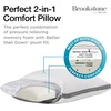 image:imageBrookstone 2in1 Comfort Memory Foam Pillow with Better Than Down Fill for Firm Yet Plush Feel  Innovative Hybrid Design Soft Bed Pillow with DualSided Cool amp Warmth Comfort All SeasonsDual 2in1 Comfort