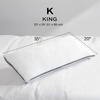 image:imageBrookstone 2in1 Comfort Memory Foam Pillow with Better Than Down Fill for Firm Yet Plush Feel  Innovative Hybrid Design Soft Bed Pillow with DualSided Cool amp Warmth Comfort All SeasonsDual 2in1 Comfort