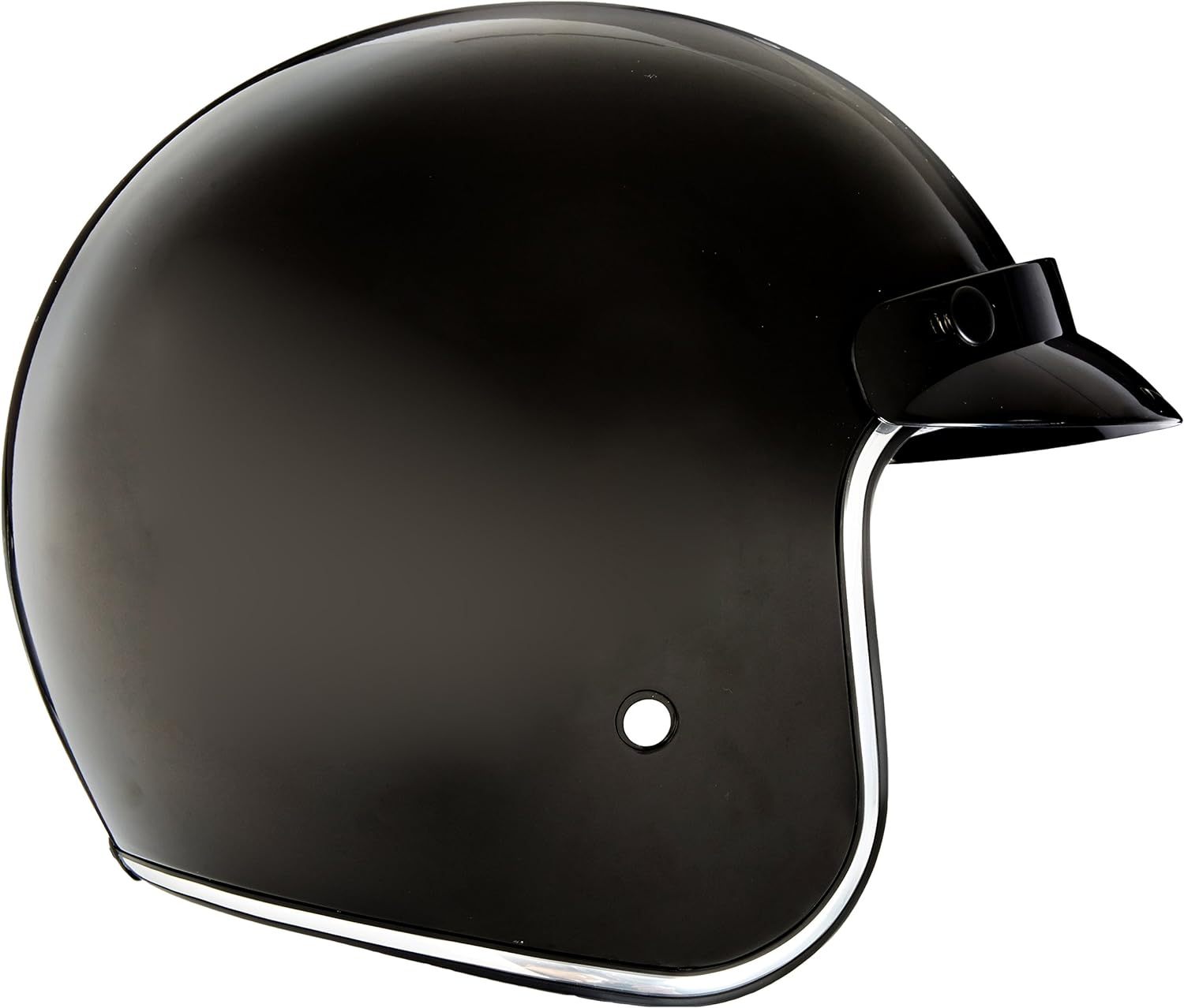 Vega Vintage Motorcycle Helmet for Men amp Women Classic Retro Open Face Design Lightweight DOT Certified for Motorbike Cruiser Moped Scooter ATVGloss Black
