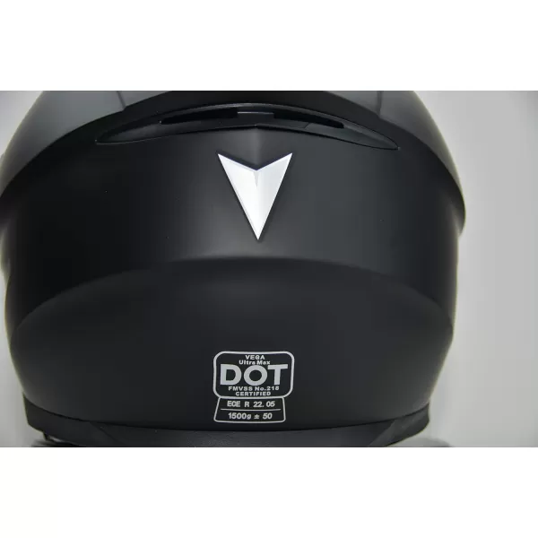 Vega Helmets UnisexAdult Full Face Motorcycle HelmetMatte Black