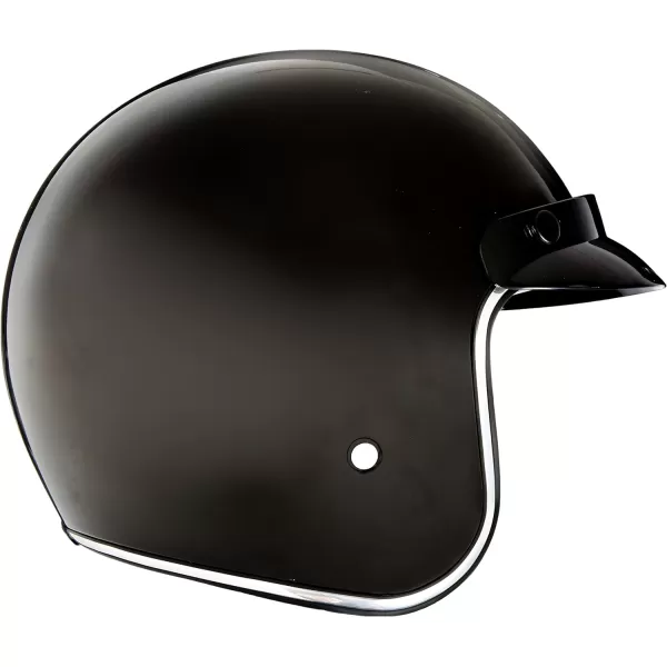 Vega Vintage Motorcycle Helmet for Men amp Women Classic Retro Open Face Design Lightweight DOT Certified for Motorbike Cruiser Moped Scooter ATVGloss Black