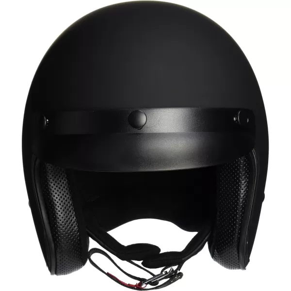 Vega Vintage Motorcycle Helmet for Men amp Women Classic Retro Open Face Design Lightweight DOT Certified for Motorbike Cruiser Moped Scooter ATVMatte Black
