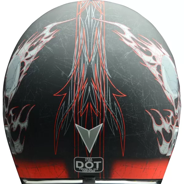 Vega Vintage Motorcycle Helmet for Men amp Women Classic Retro Open Face Design Lightweight DOT Certified for Motorbike Cruiser Moped Scooter ATVSpeed Devil Graphic
