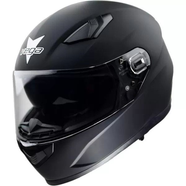 Vega Helmets UnisexAdult Full Face Motorcycle HelmetMatte Black