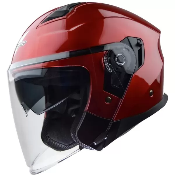 Vega Helmets UnisexAdult Open Face Motorcycle HelmetCandy Red