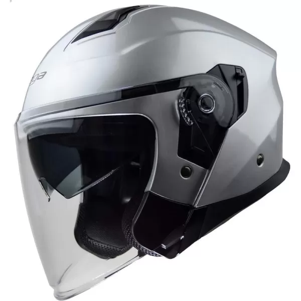 Vega Helmets UnisexAdult Open Face Motorcycle HelmetSilver