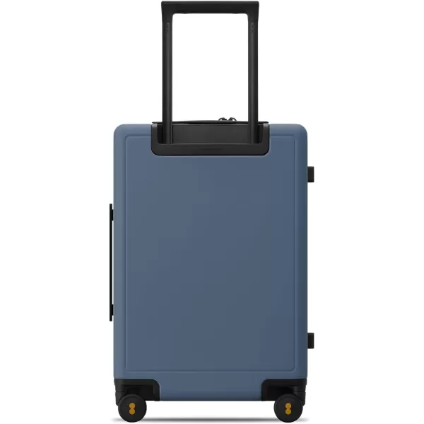 LEVEL8 Elegance Carry On Suitcase, 20” Hardside Luggage with TSA Lock, Spinner Wheels-Black, 20-Inch