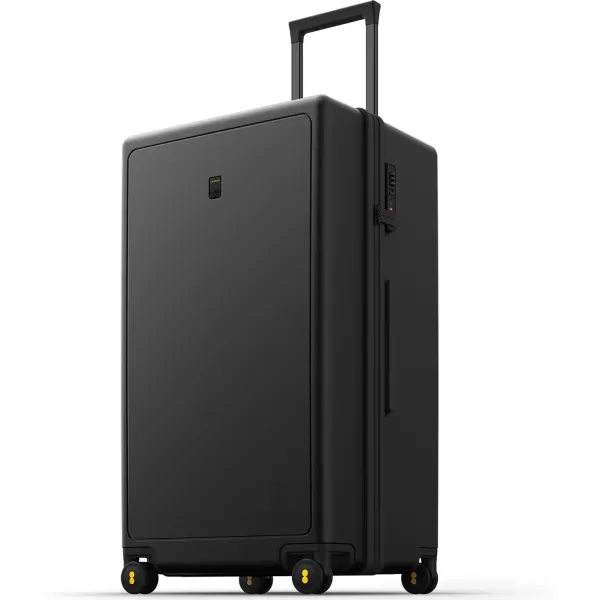 LEVEL8 Carry on Luggage 22x14x9 Airline Approved, Small Carry on Suitcases with Wheels, Lightweight PC Hardside Luminous Textured Luggage, TSA Approved, 18-Inch Carry-On,Black