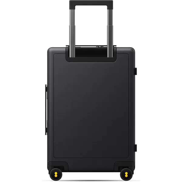 LEVEL8 Carry on Luggage 22x14x9 Airline Approved, Small Carry on Suitcases with Wheels, Lightweight PC Hardside Luminous Textured Luggage, TSA Approved, 18-Inch Carry-On,Black