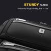 imageLEVEL8 Carry On Luggage Airline Approved with Compartment Softside Expandable Rolling Suitcase with Spinner Wheels Black CarryOn 20InchBlack