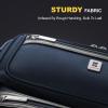 imageLEVEL8 Carry On Luggage Airline Approved with Compartment Softside Expandable Rolling Suitcase with Spinner Wheels Black CarryOn 20InchBlue
