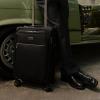 imageLEVEL8 Carry On Luggage with Compartment 20 Inch Softside Expandable Travel Rolling Suitcase with Spinner Wheels Tsa Locks Men and Women Black